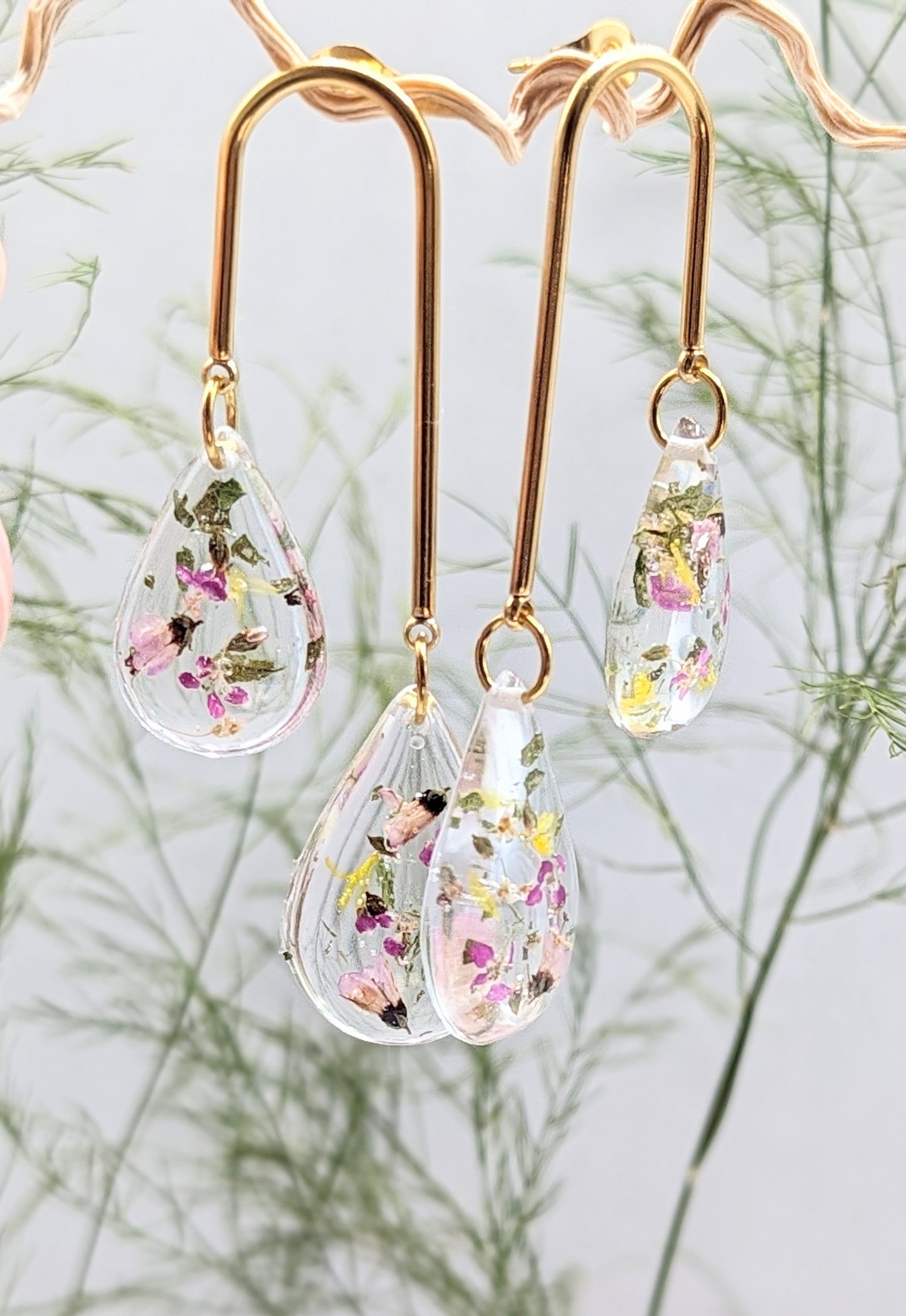 Flower Drop earrings