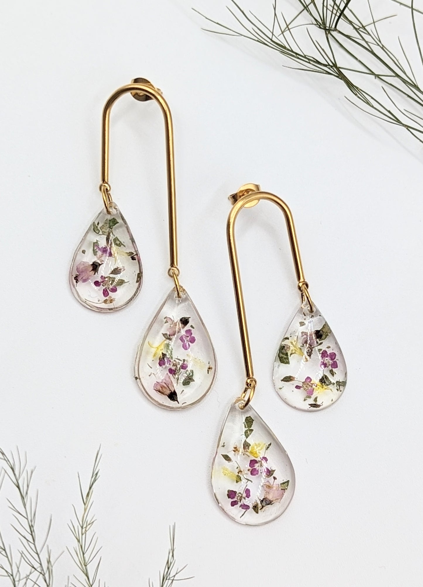 Flower Drop earrings