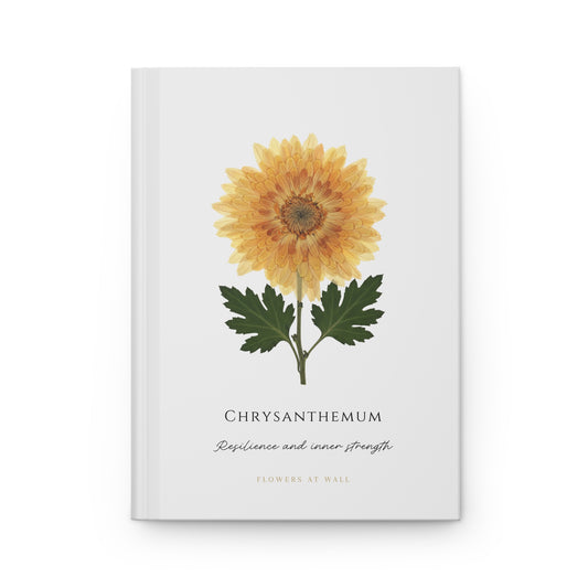 NOVEMBER | Chrysanthemum Birth Flower Journal — Hardcover Botanical Notebook