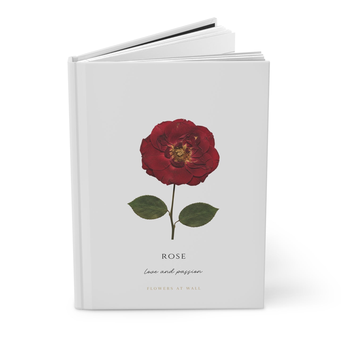 JUNE | Rose Birth Flower Journal — Hardcover Botanical Notebook