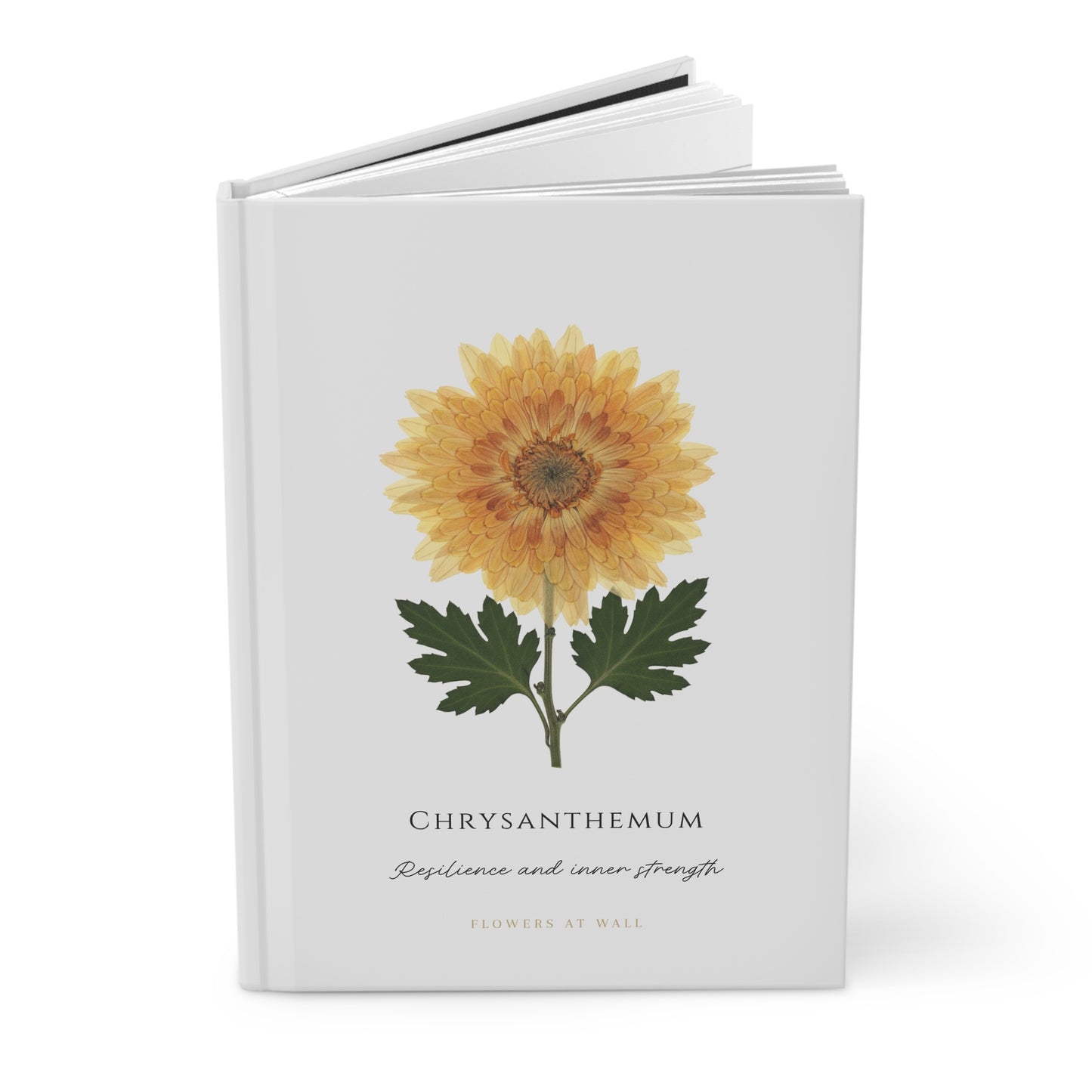 NOVEMBER | Chrysanthemum Birth Flower Journal — Hardcover Botanical Notebook