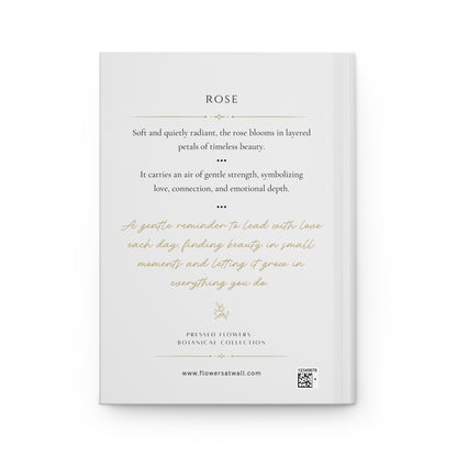 JUNE | Rose Birth Flower Journal — Hardcover Botanical Notebook
