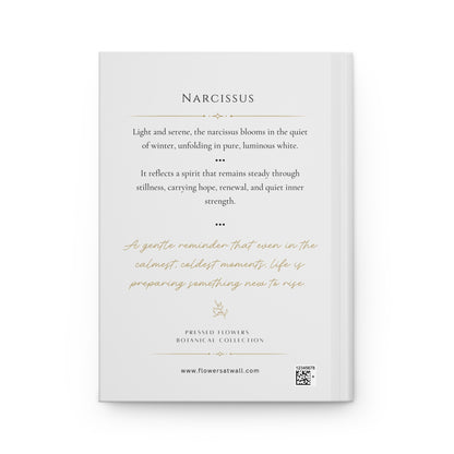 DECEMBER | Narcissus Birth Flower Journal — Hardcover Botanical Notebook