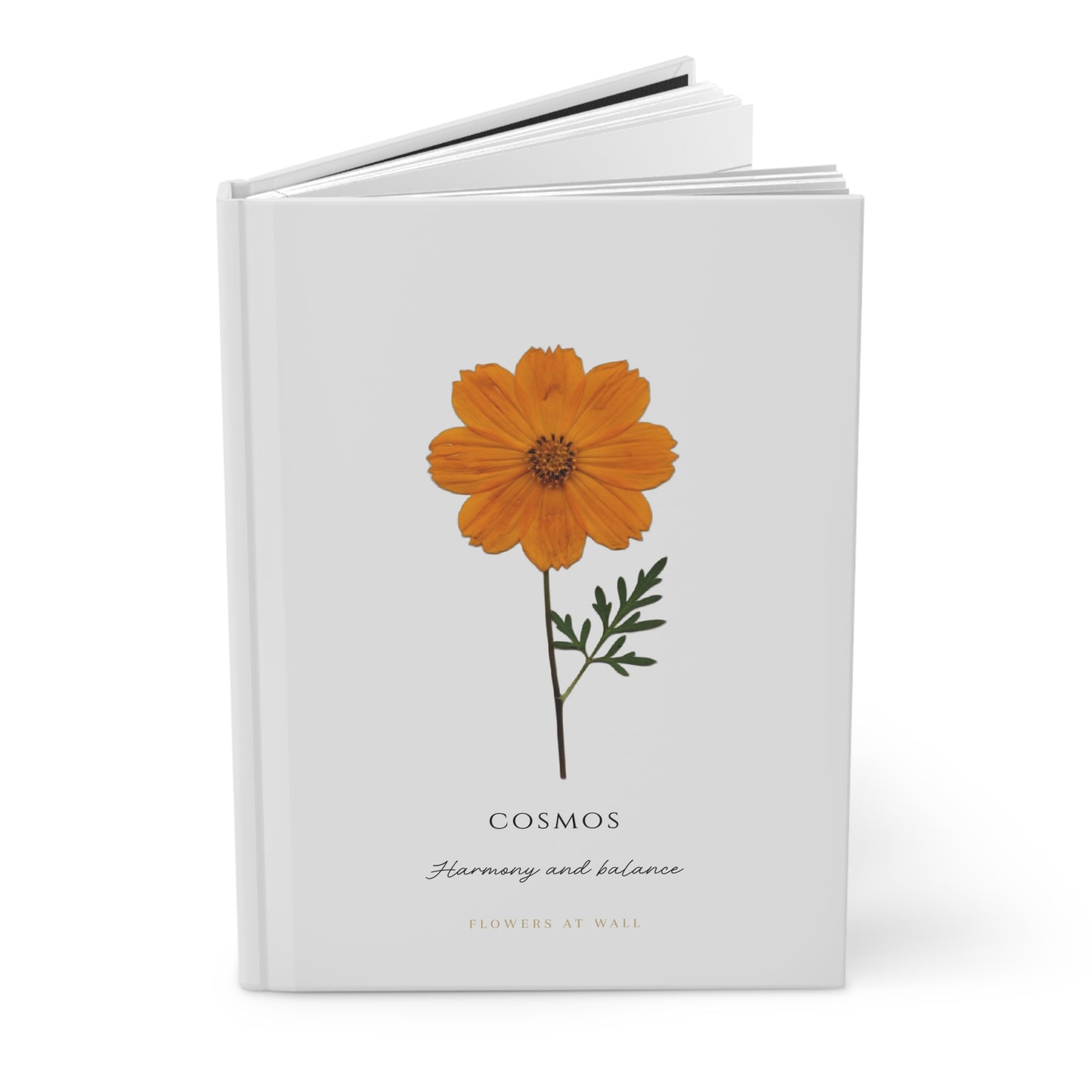 OCTOBER | Cosmos Birth Flower Journal — Hardcover Botanical Notebook
