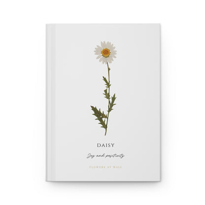 APRIL | Daisy Birth Flower Journal — Hardcover Botanical Notebook