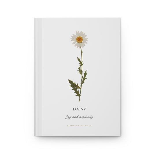 APRIL | Daisy Birth Flower Journal — Hardcover Botanical Notebook