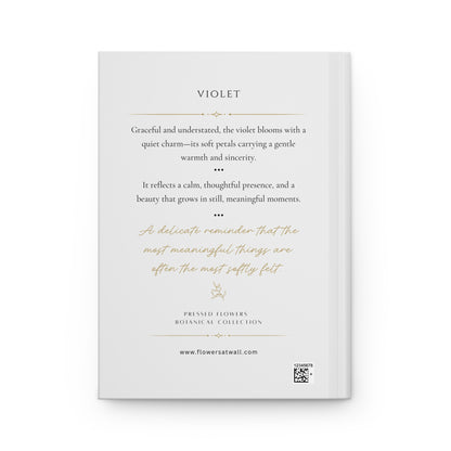 FEBRUARY | Violet Birth Flower Journal — Hardcover Botanical Notebook