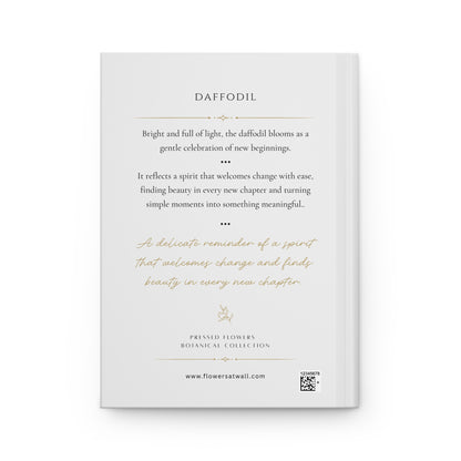 MARCH | Daffodil Birth Flower Journal — Hardcover Botanical Notebook