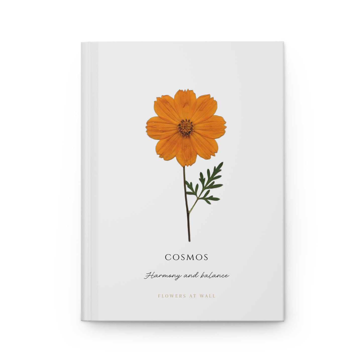 OCTOBER | Cosmos Birth Flower Journal — Hardcover Botanical Notebook