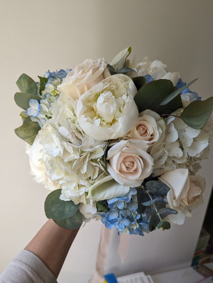 10x10 Shadow Box wedding Flowers