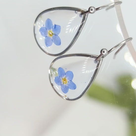 forget me not  earring video