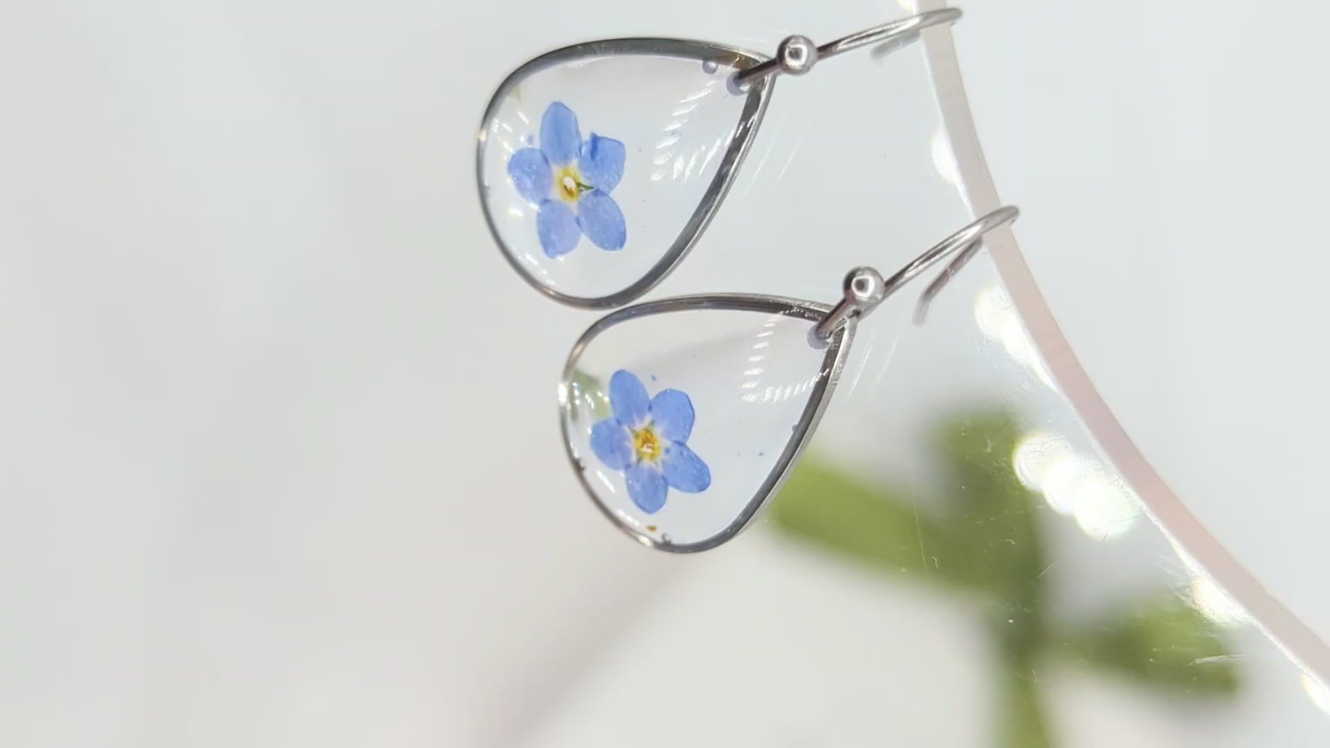 forget me not  earring video
