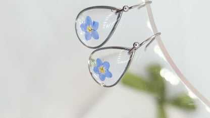 forget me not  earring video