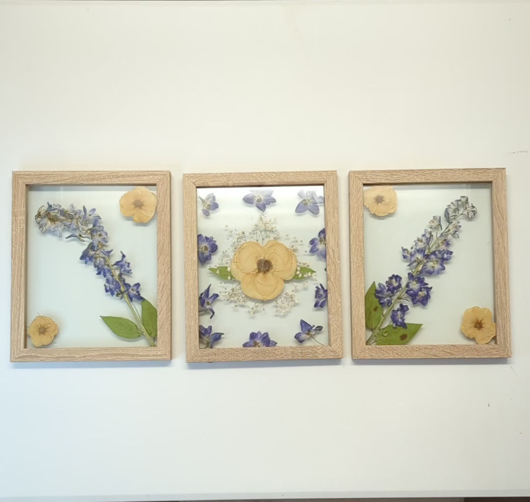 pressed flowers bouquet