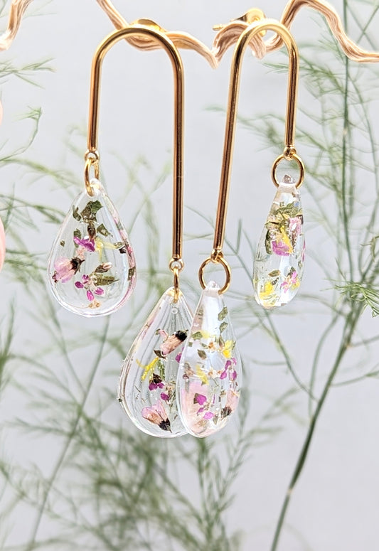 Flower Drop earrings