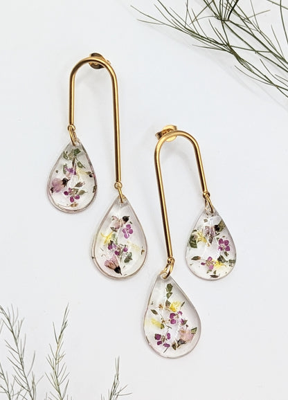 Flower Drop earrings